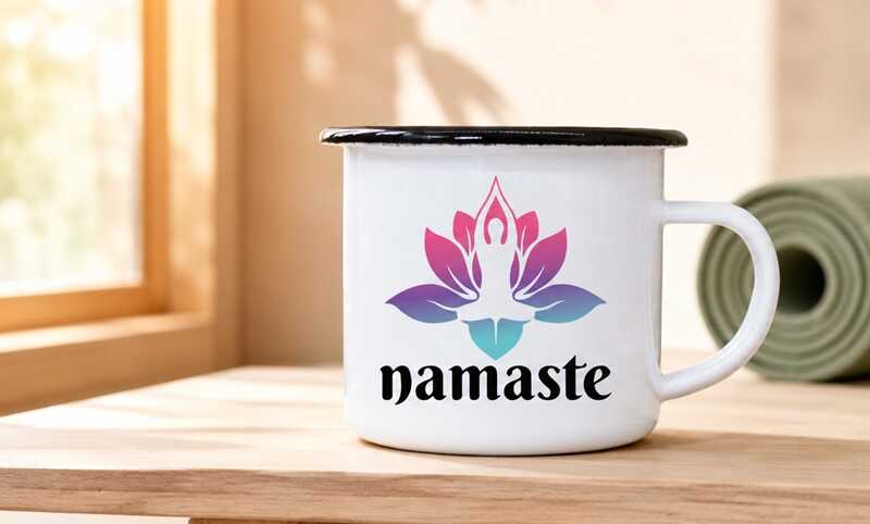 Plecháček Namaste pro milovníky jógy v klidném jógovém prostředí